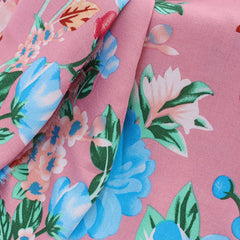 Rayon Floral Fabric