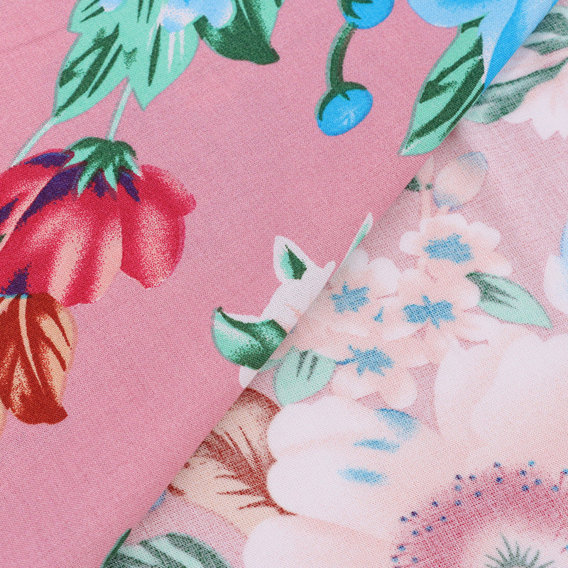 Rayon Floral Fabric